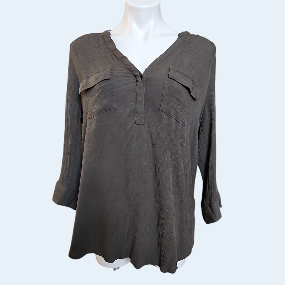 Green Torrid Blouse Size 1